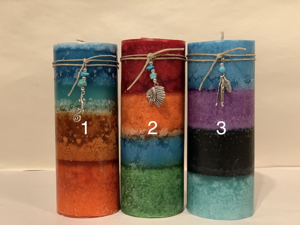 Desert Sunset Candles 2 x 6 Square – Taos Mountain Candles